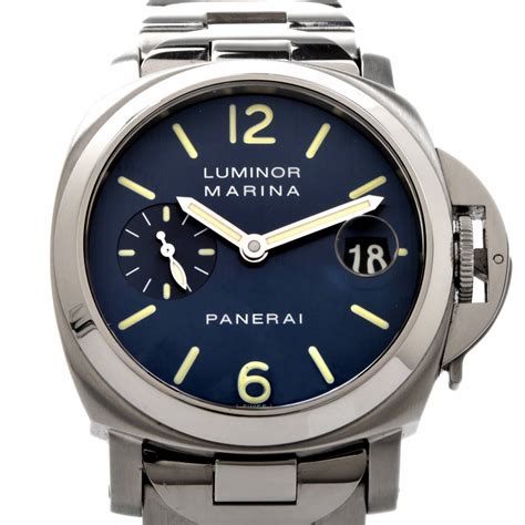 panerai luminor marina power reserve 40mm|Panerai Luminor automatic with date.